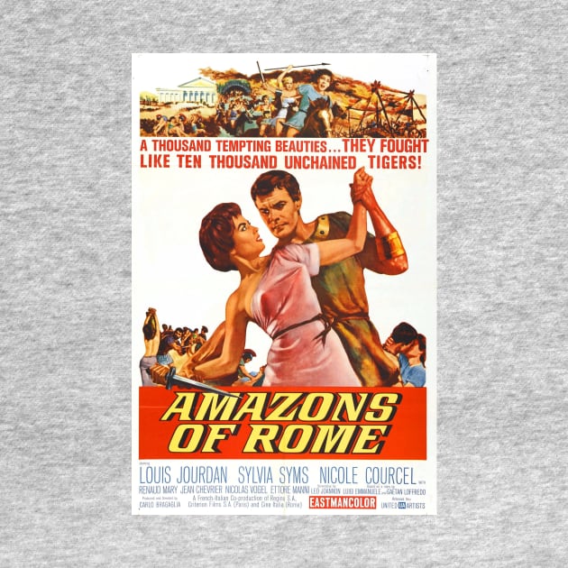 Vintage Movie Poster - Amazons of Rome by Starbase79